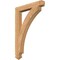 Ekena Millwork Thorton Arts & Crafts Smooth Bracket, Western Red Cedar, 3 1/2"W x 26"D x 38"H BKT04X26X38THR03SWR - alternate 1
